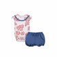 Baby Floral Bodysuit Set- IMPORTED