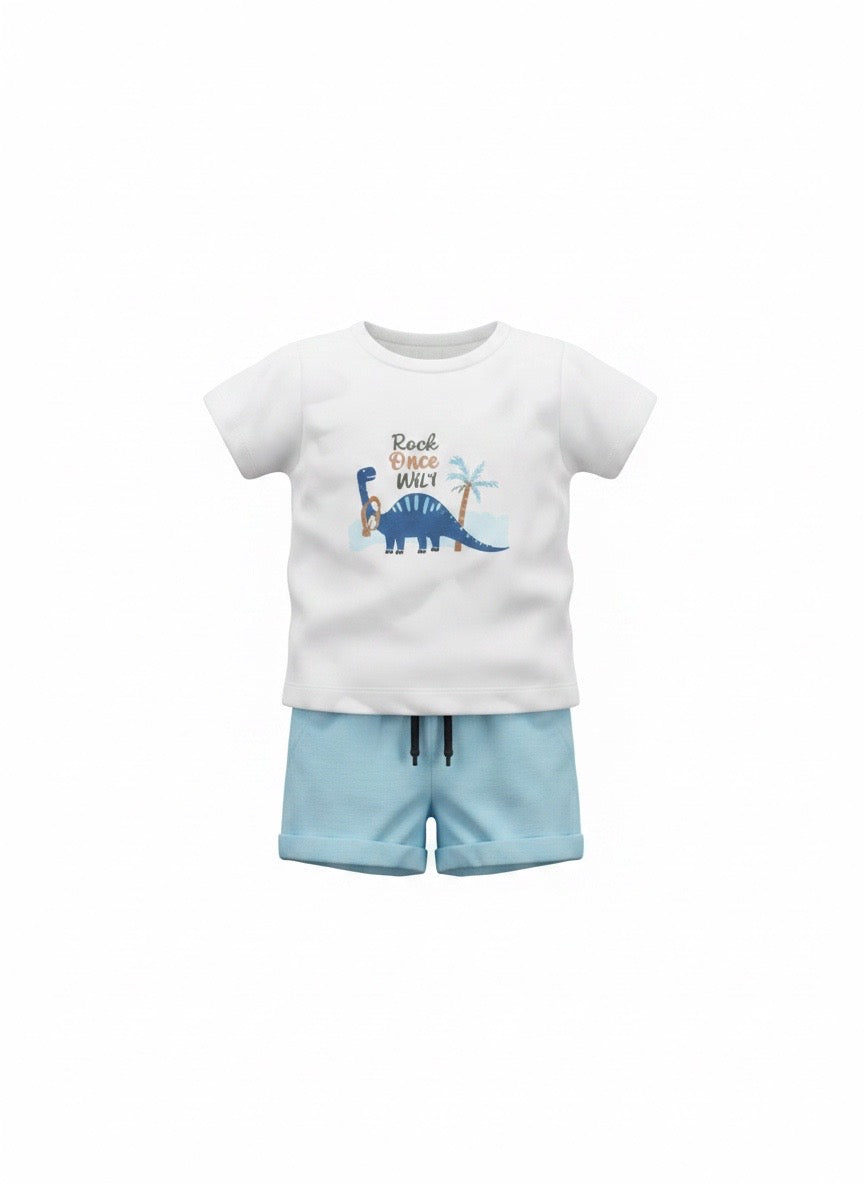 Baby Dino Theme Suit Set 3 Piece- IMPORTED