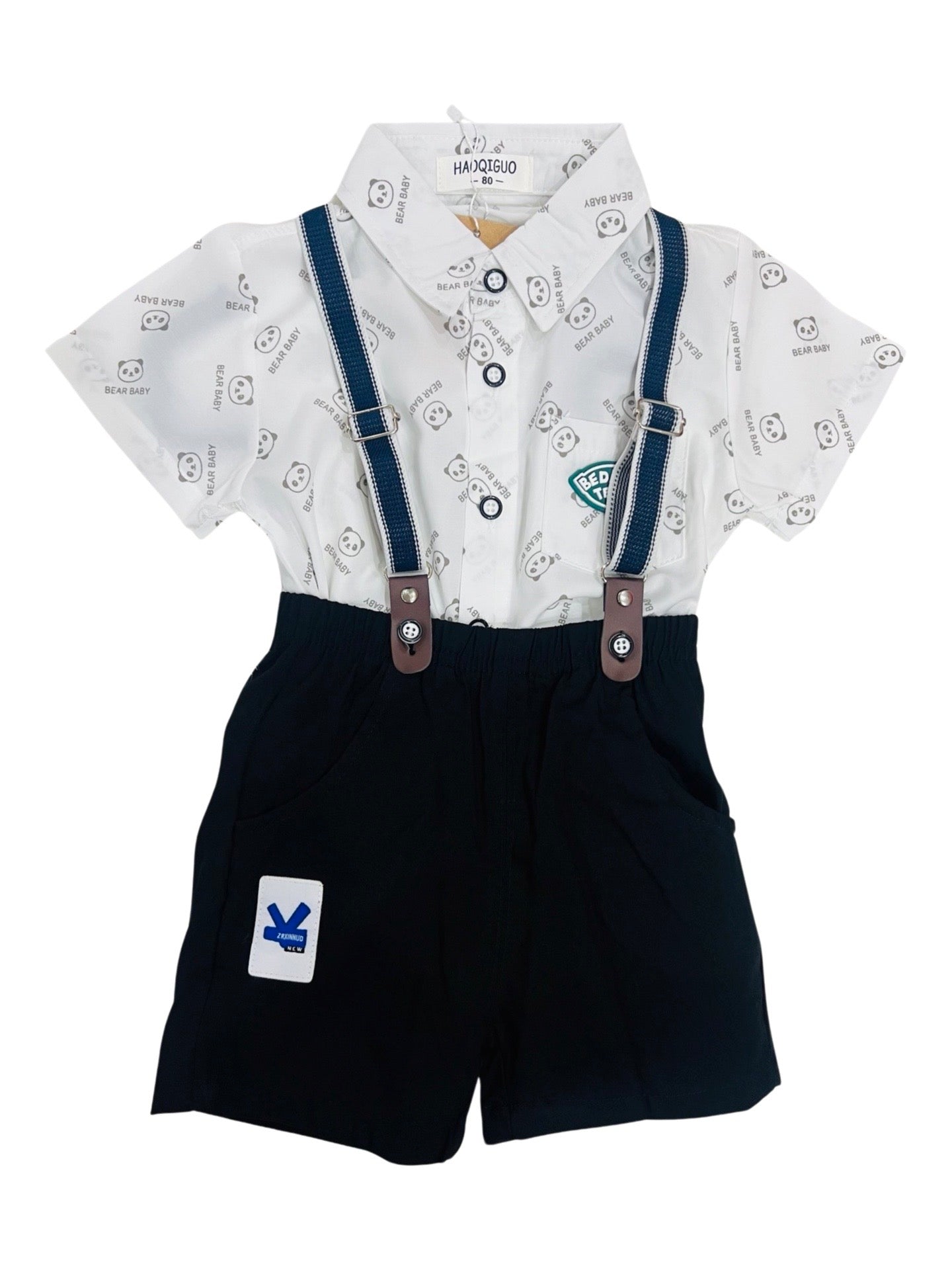 Premium Baby Formal suit Set- Suspender Style - IMPORTED