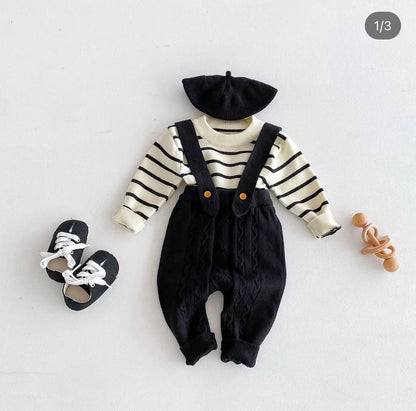 Baby Dungaree With Cap- Imported