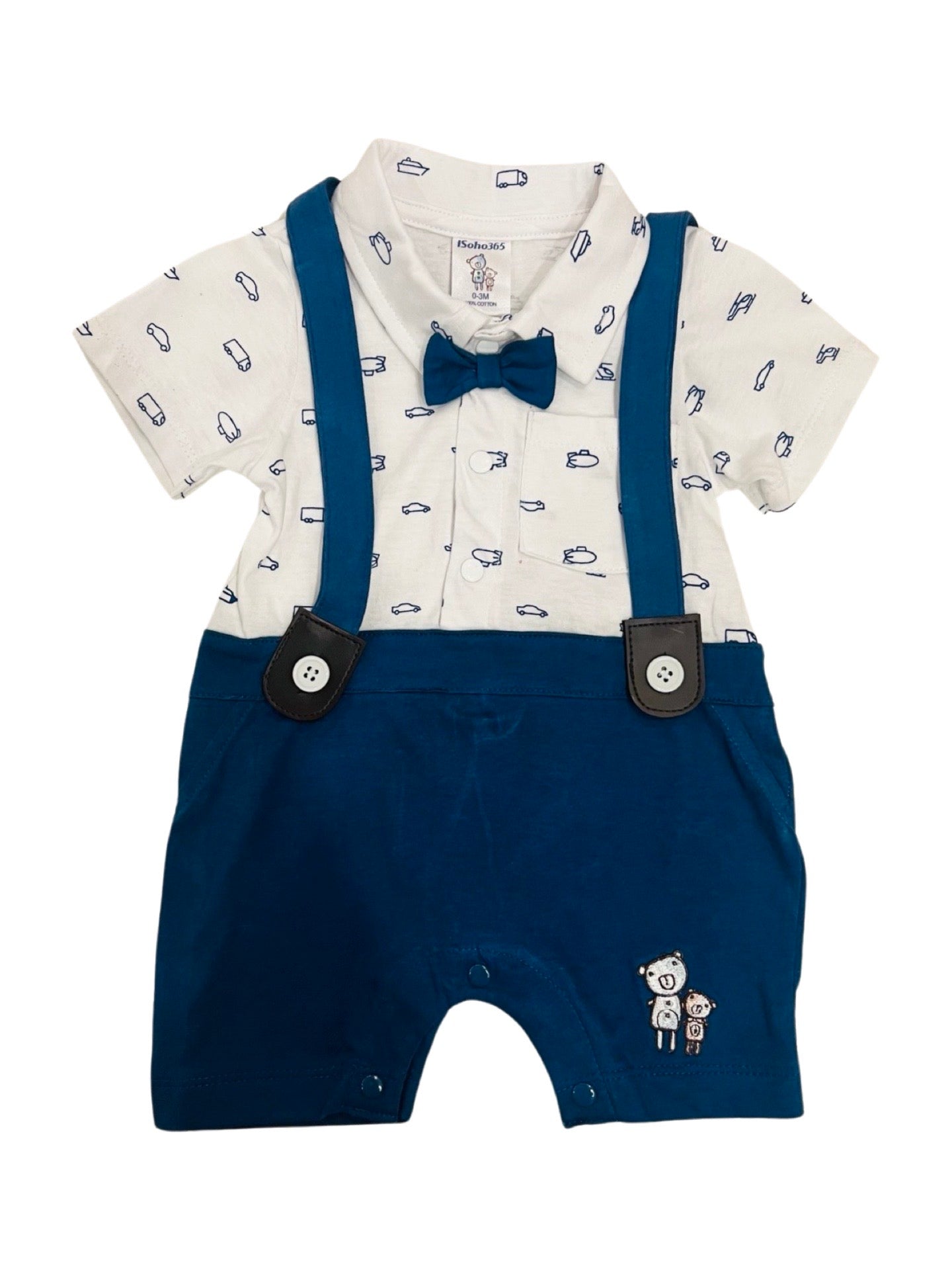 Baby Bow Style Romper - Imported