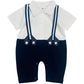 Baby Gallace Style Romper with Tie - IMPORTED