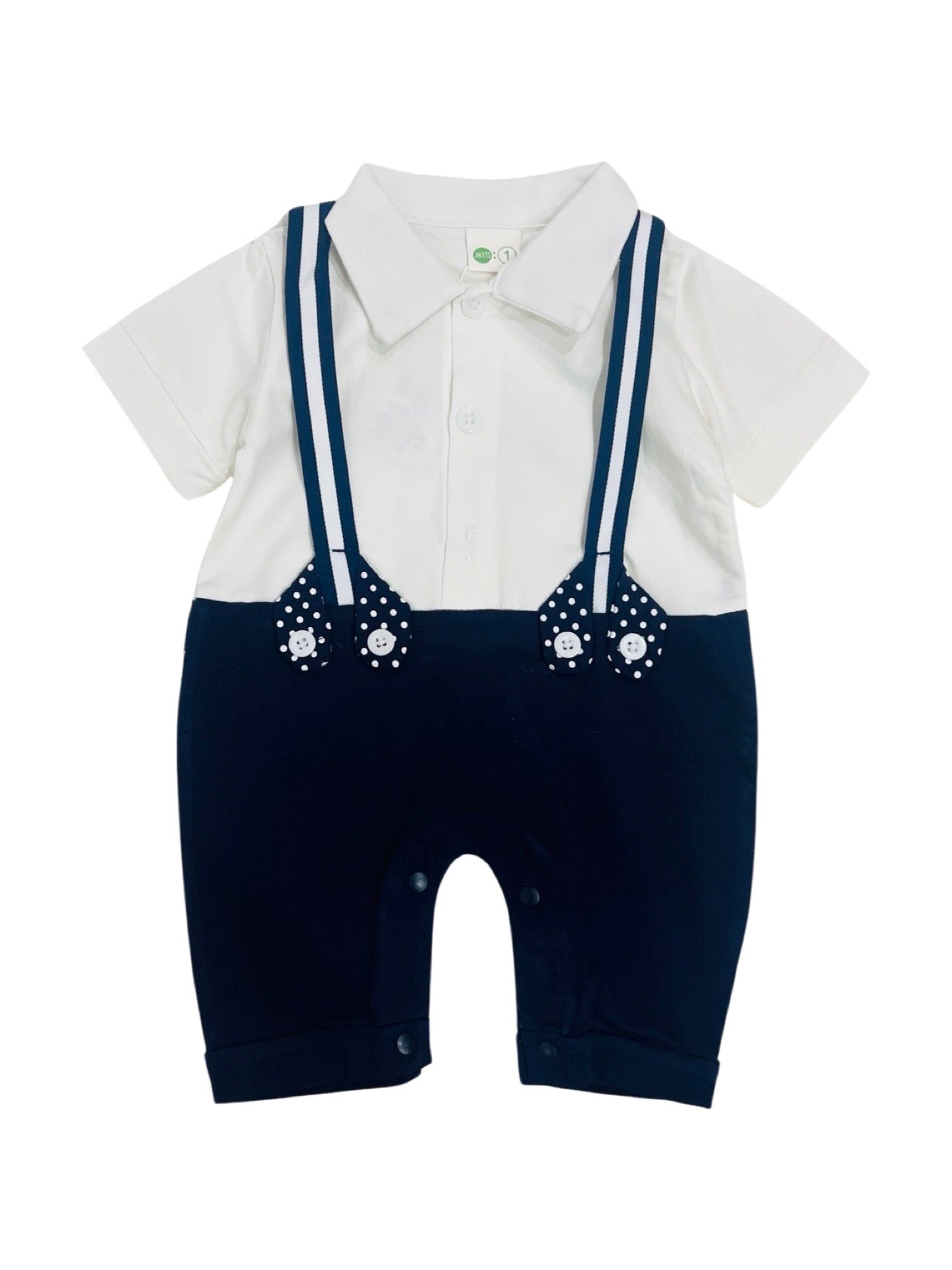 Baby Gallace Style Romper with Tie - IMPORTED