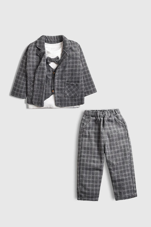 Little Gent Plaid Suit set - IMPORTED