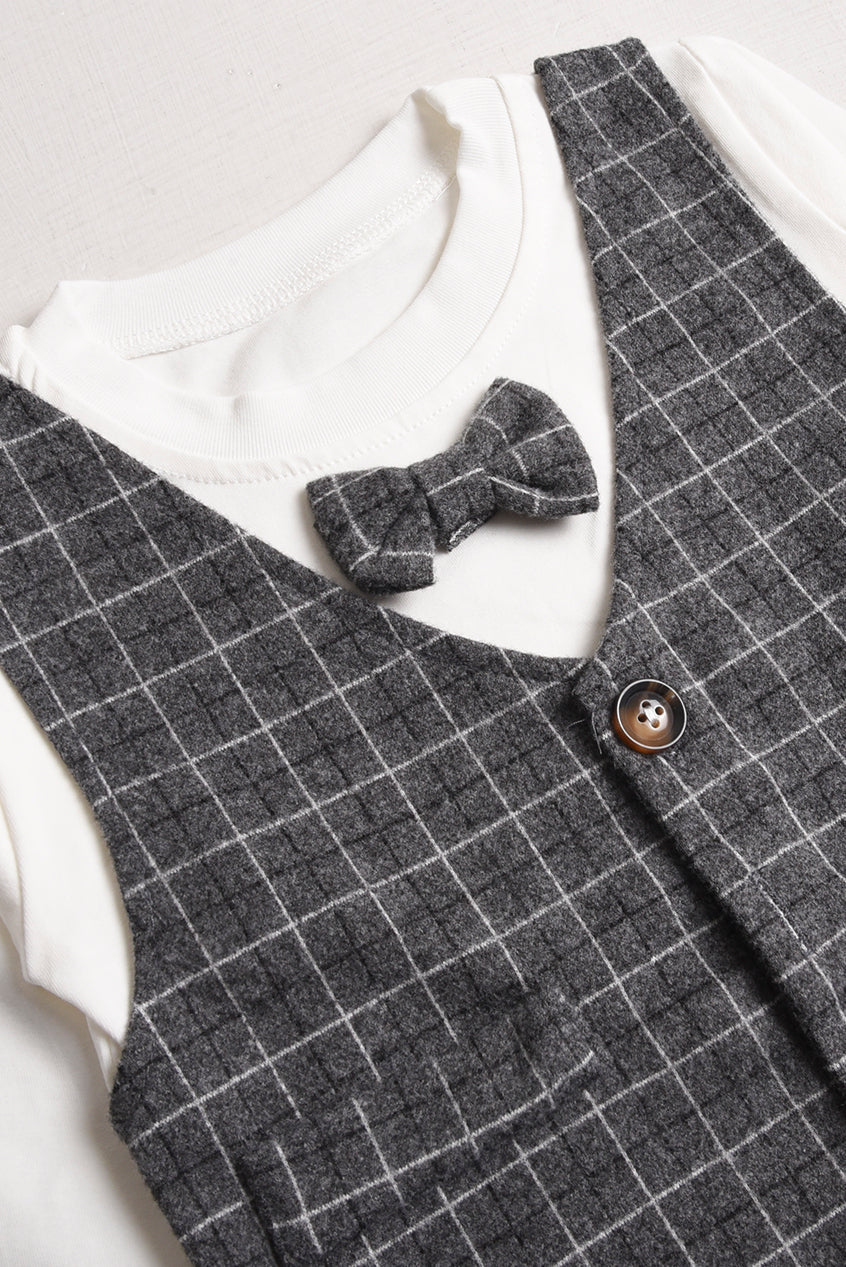 Little Gent Plaid Suit set - IMPORTED