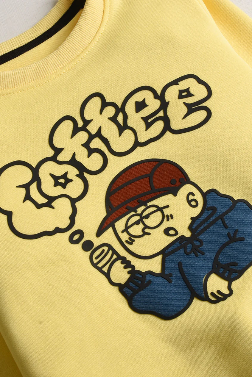 Coffee Mood Fleece Sweatshirt -IMPORTED