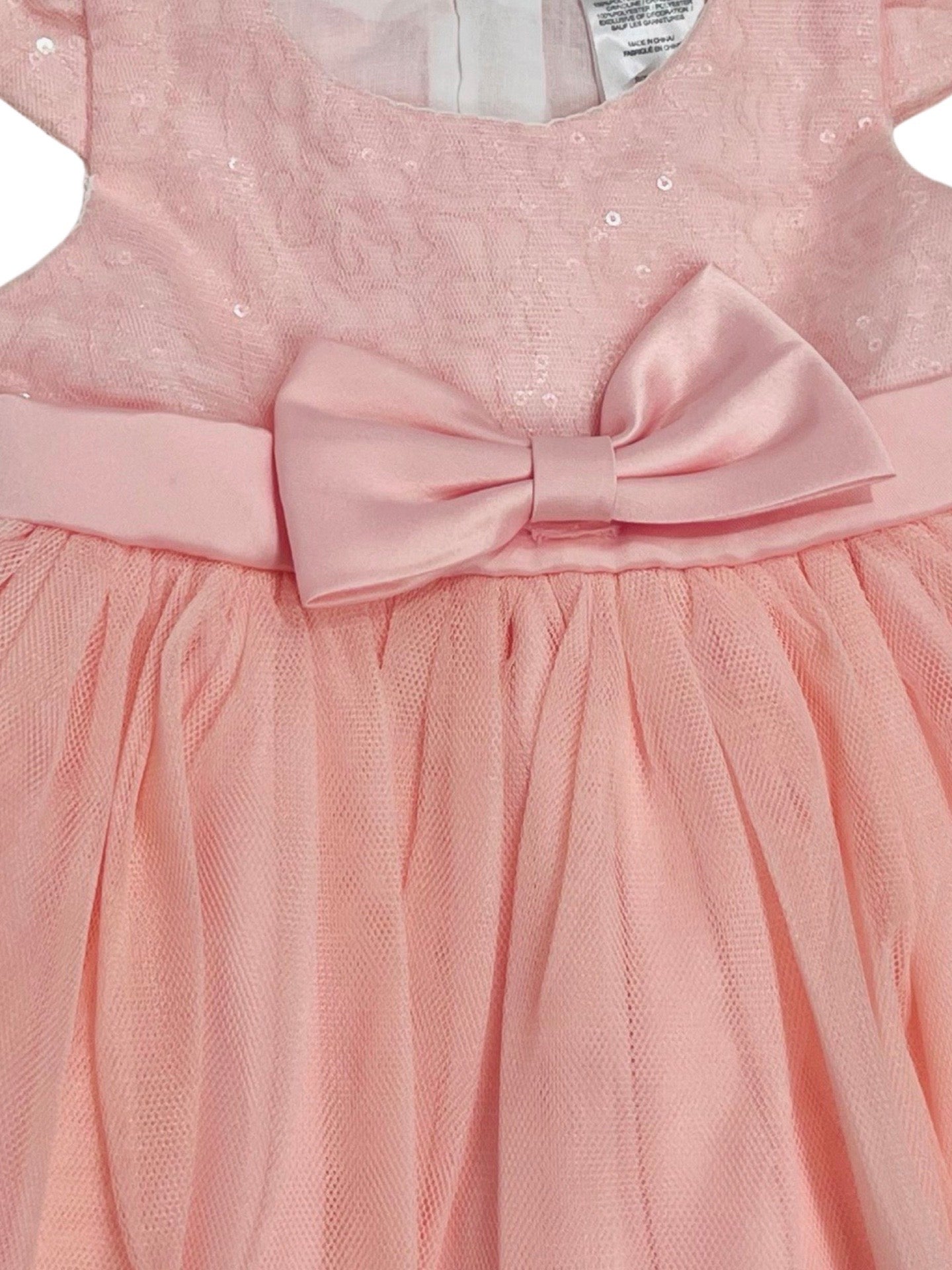 Baby Frock - Pink Tie Theme- IMPORTED