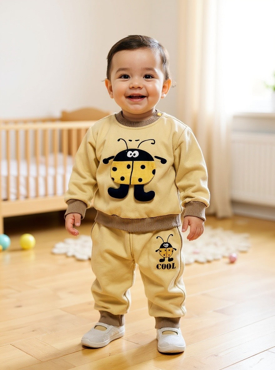 Baby Fleece LadyBug Suit Set- Imported