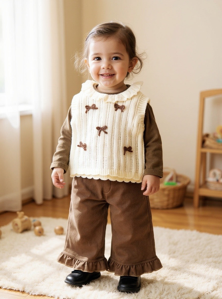 Baby Tie Theme Sweater (3 PC)Suit Set- IMPORTED