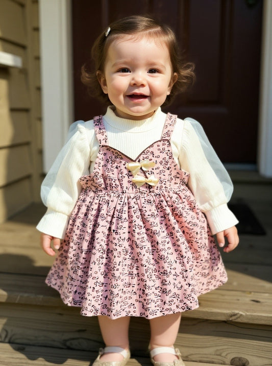 Baby Floral Frock- Imported - 2 Different Colours