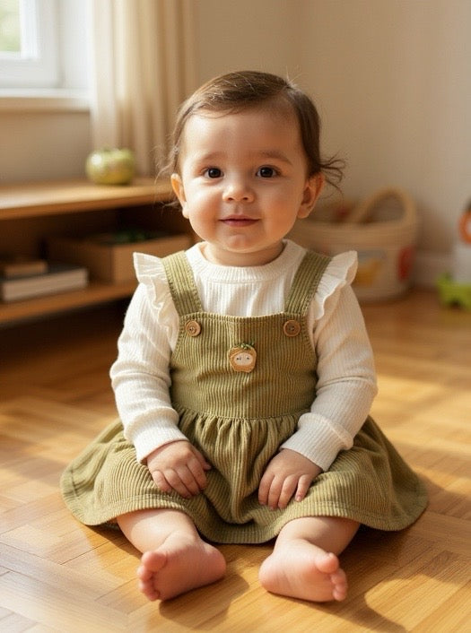 Baby Frock- 2 Piece  - IMPORTED