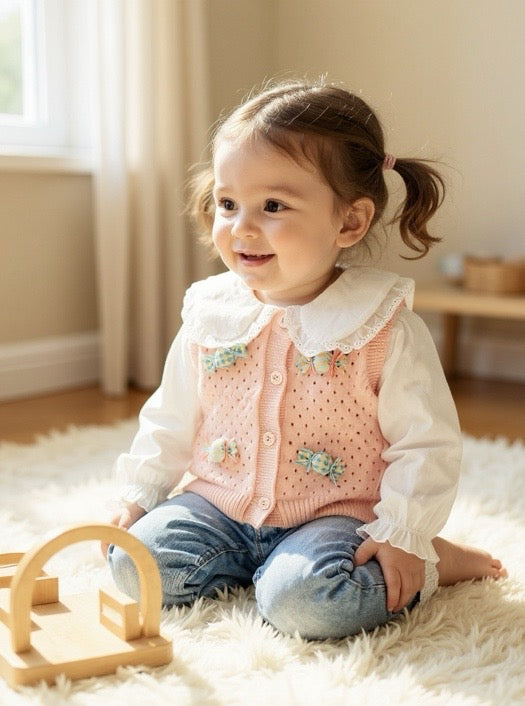 Baby Candy Theme Sweater Set (3PC)- IMPORTED