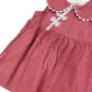 Baby Bubble Sleeves Frock Tie Theme - Imported