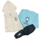 Baby Suit Set- Hoodie, shirt and trouser