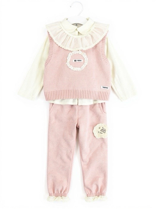 Baby Sweater Suit Set  - 3PC -MPORTED