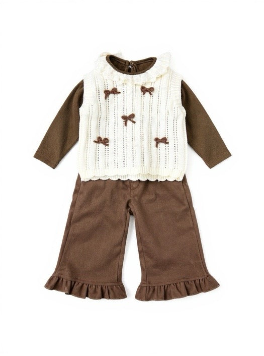 Baby Tie Theme Sweater (3 PC)Suit Set- IMPORTED