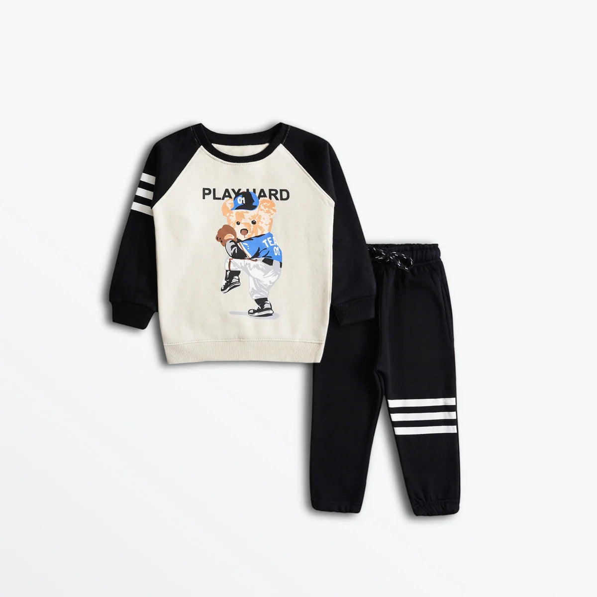 Little Bear Suit Set- Black