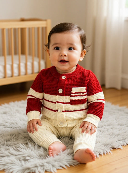 Baby Knitted Suit Set - IMPORTED