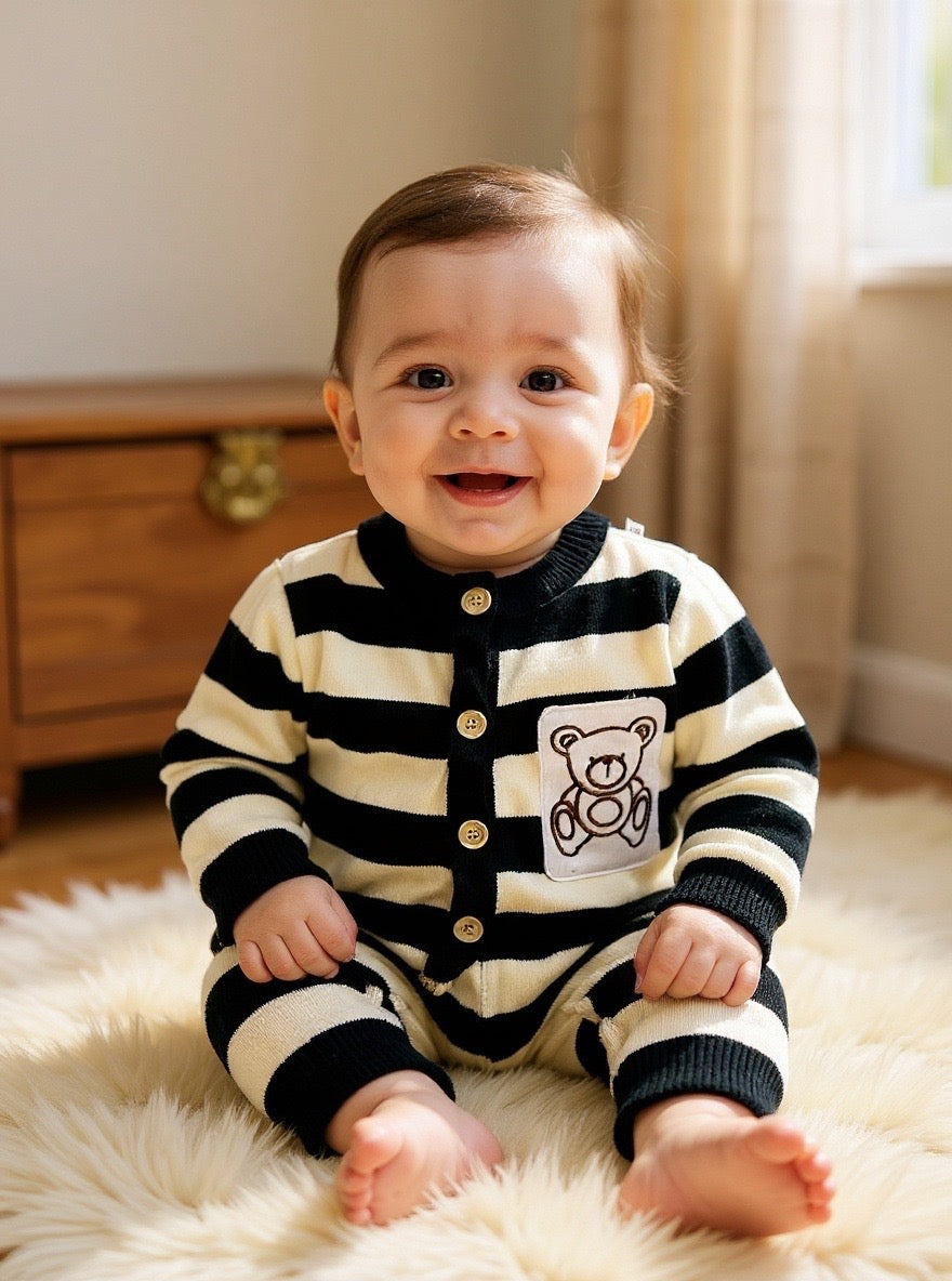 Baby Bear Theme Wool Suit Set- IMPORTED