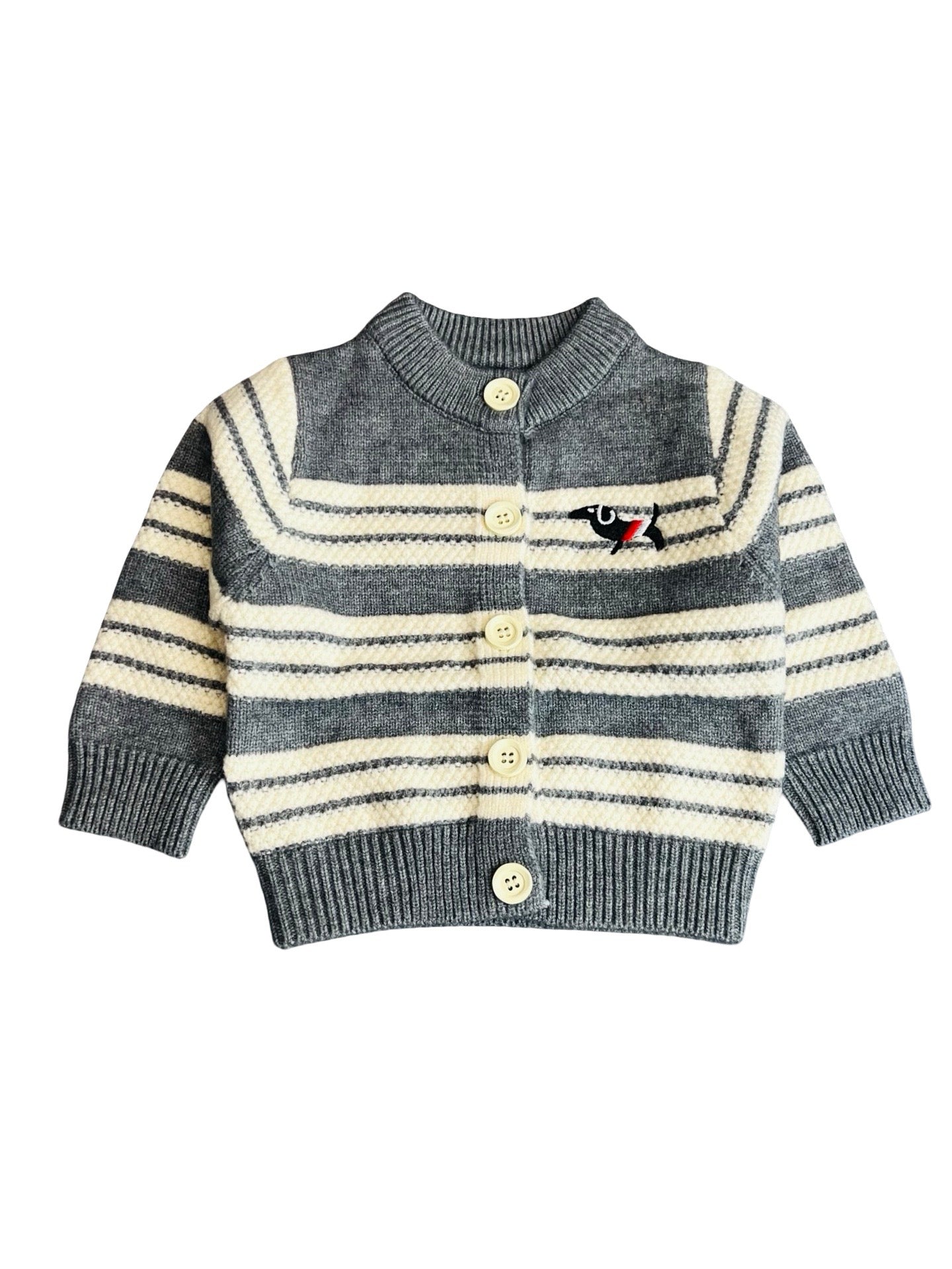 Baby Wool Suit Set Grey- IMPORTED