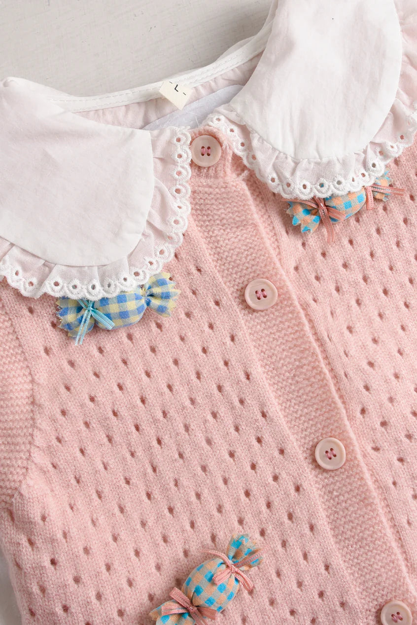 Baby Candy Theme Sweater Set (3PC)- IMPORTED