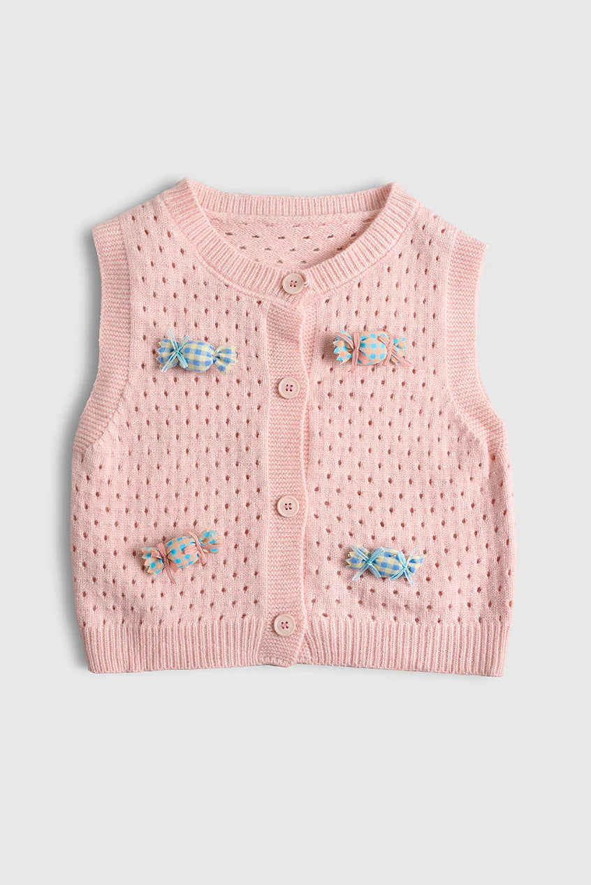 Baby Candy Theme Sweater Set (3PC)- IMPORTED