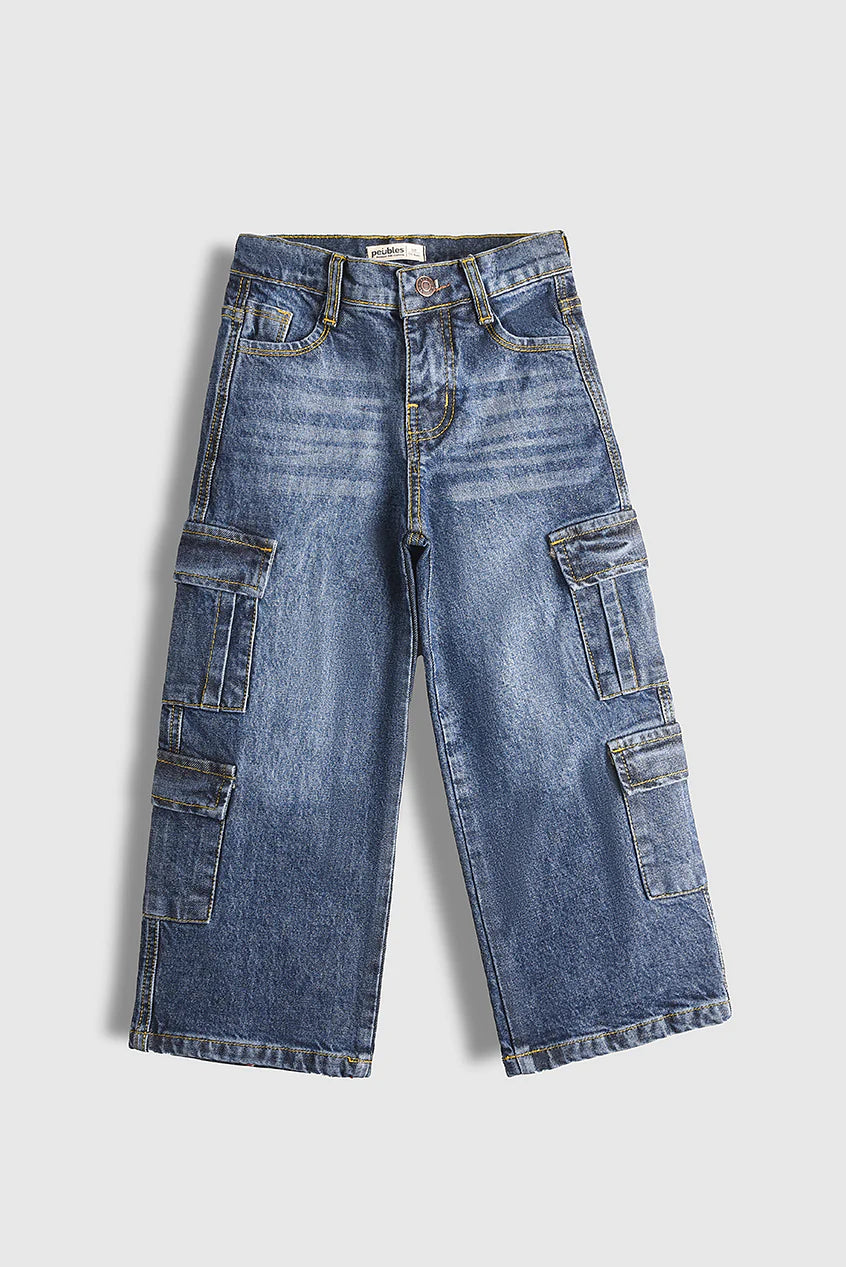 Baby Cargo Denim  Blue