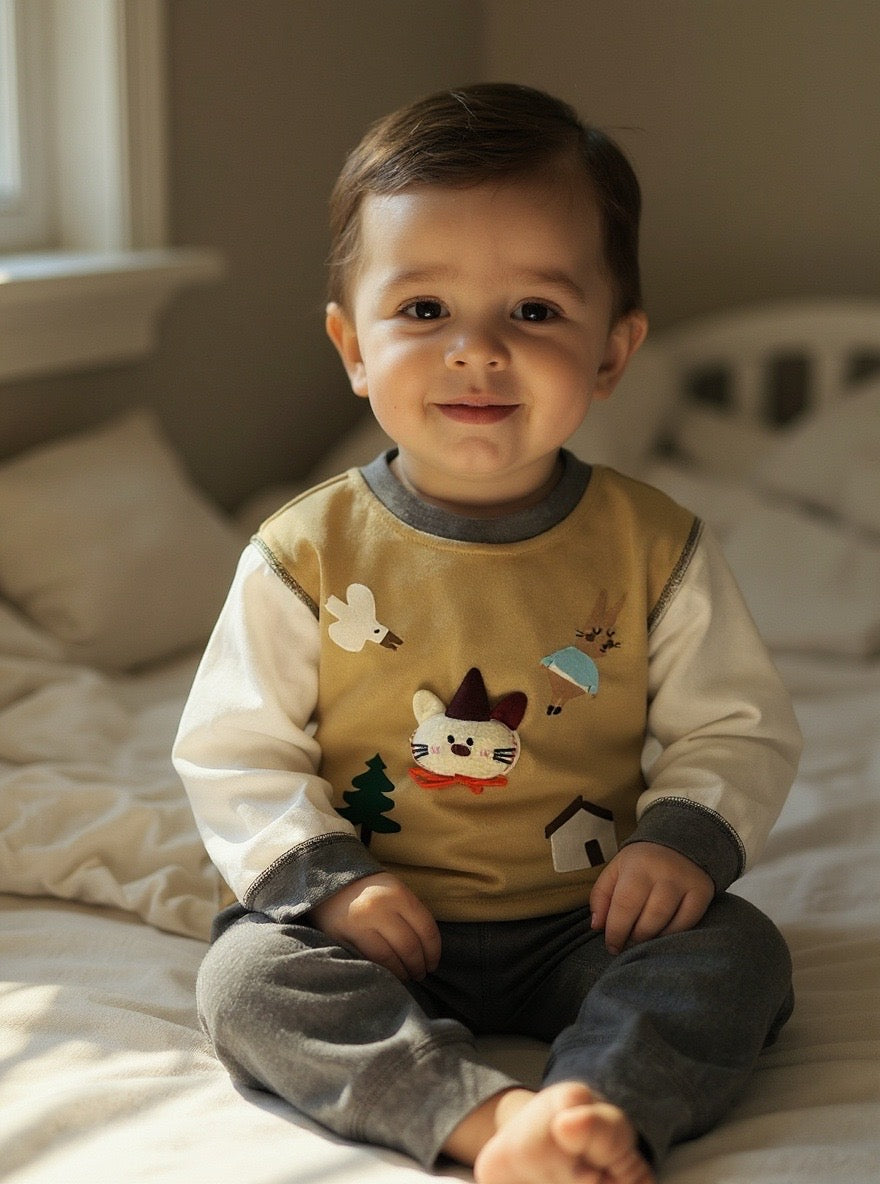 Baby Fleece Suit Set - IMPORTED