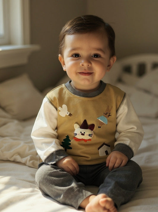 Baby Fleece Suit Set - IMPORTED