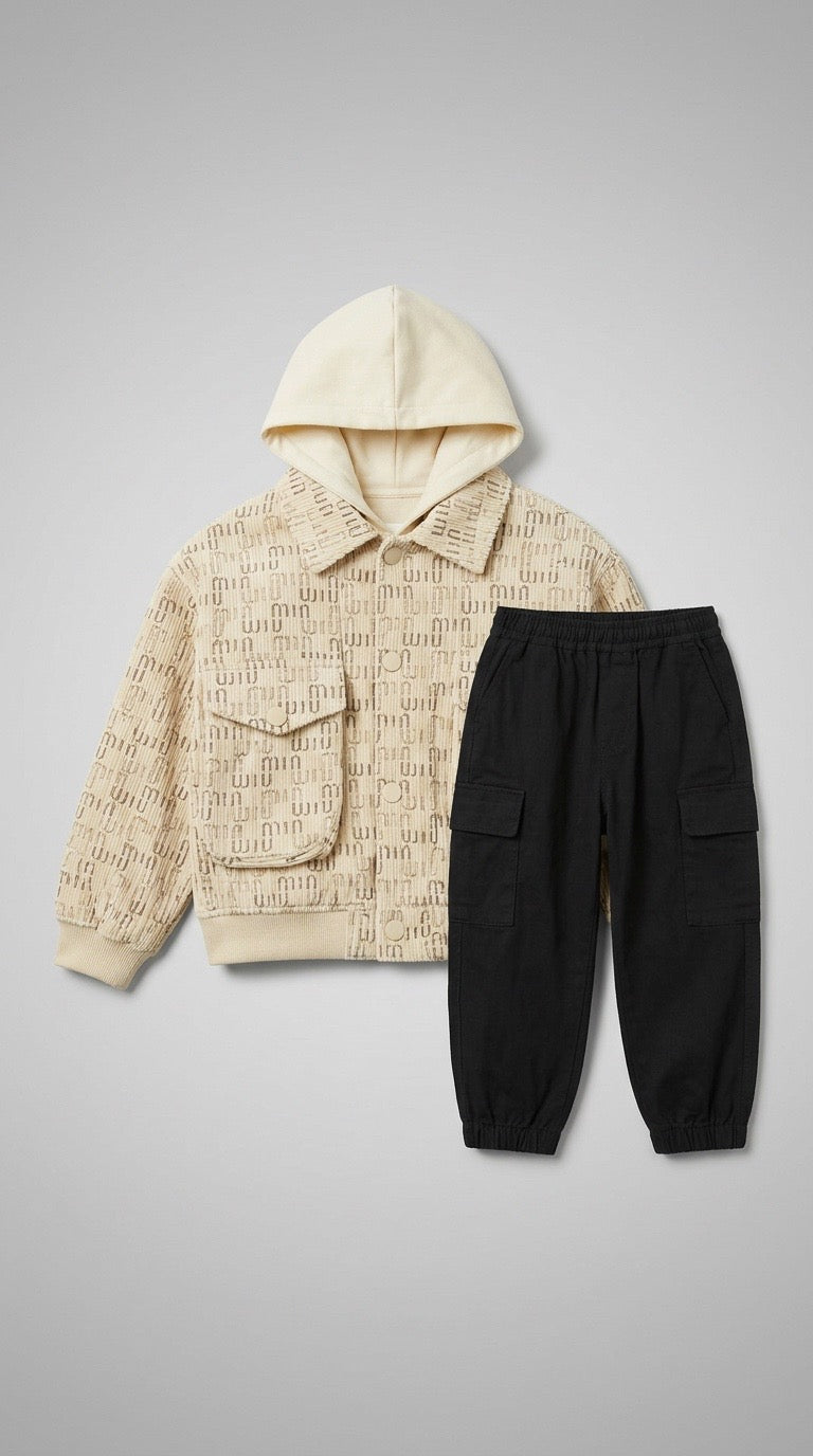 Premium Baby Set With Hoodie (3P)set - IMPORTED