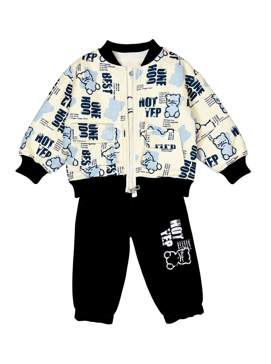 Baby 3(PC) with jacket Suit Set - imported