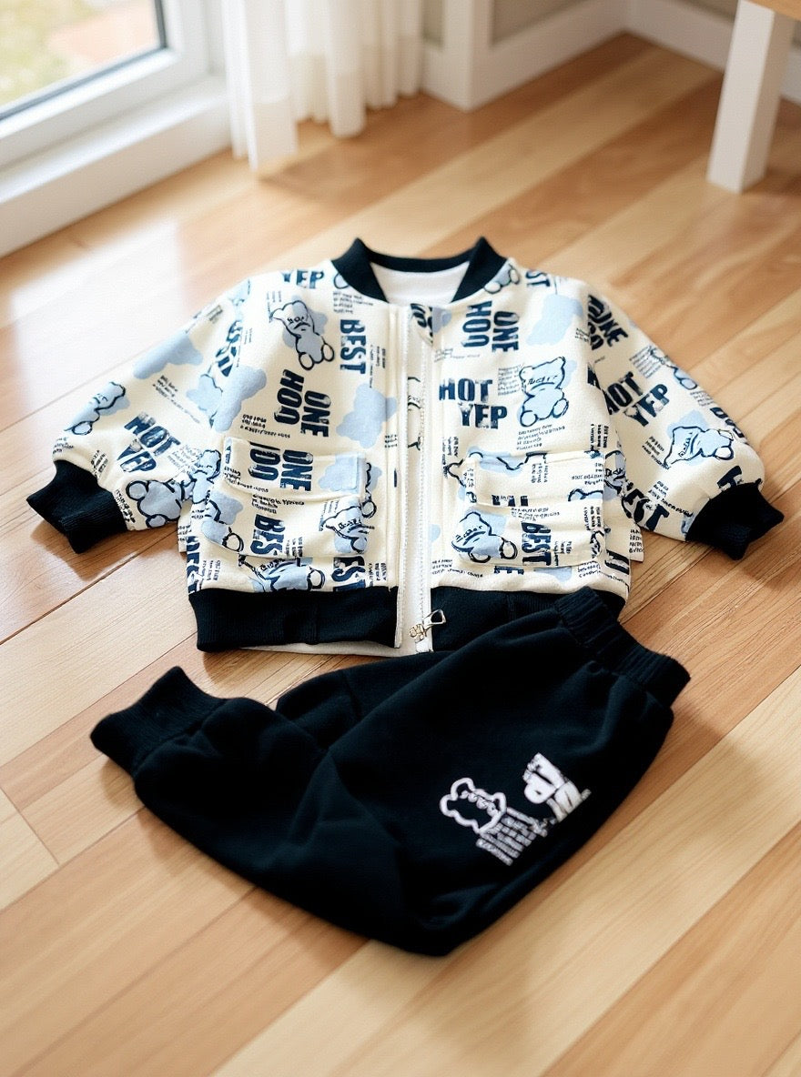 Baby 3(PC) with jacket Suit Set - imported