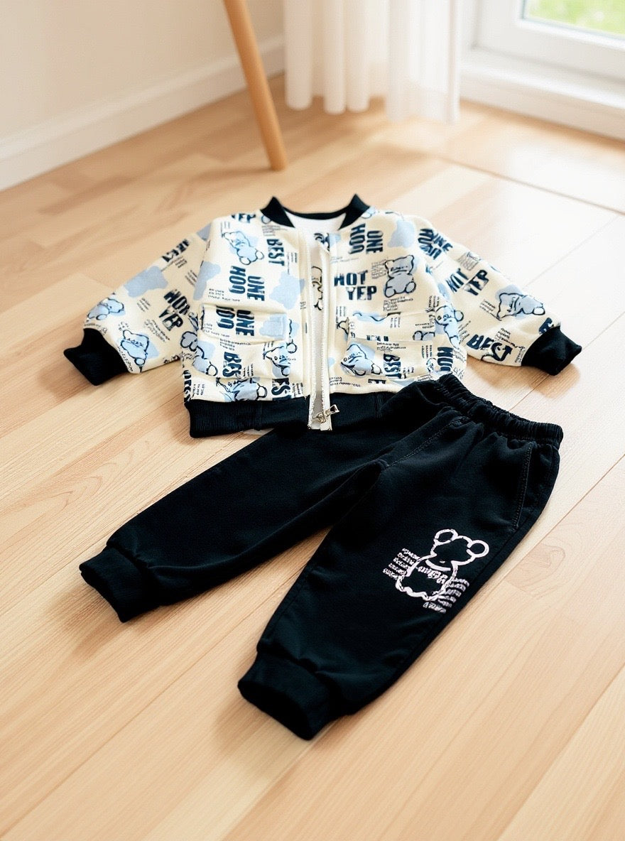 Baby 3(PC) with jacket Suit Set - imported