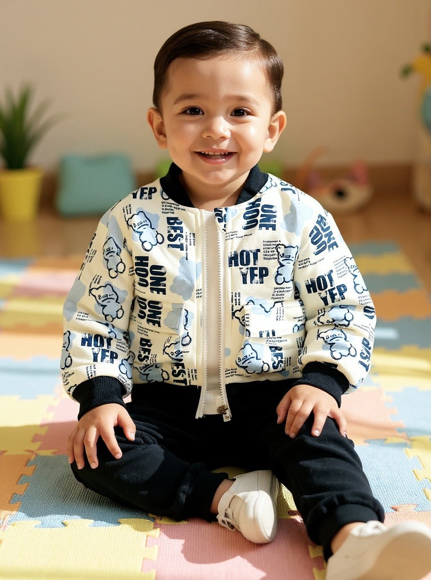 Baby 3(PC) with jacket Suit Set - imported