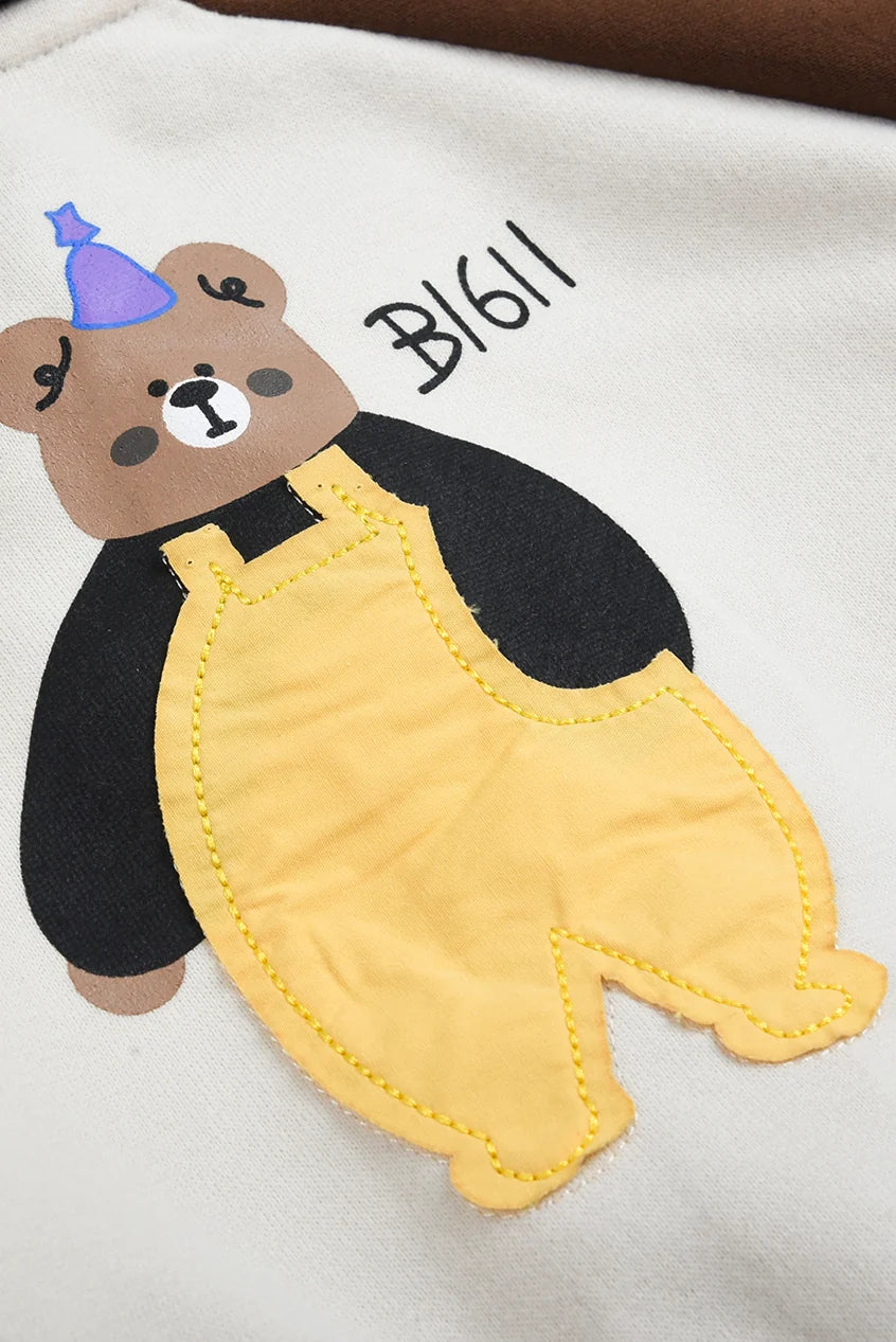 Baby Bear Theme Suit Set  (3PC)- IMPORTED