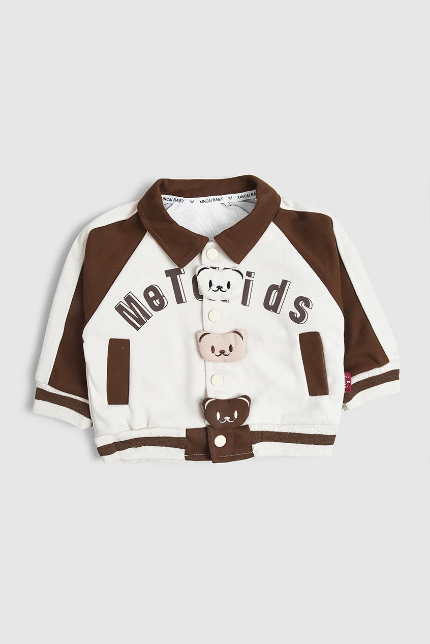 Baby Bear Theme Suit Set  (3PC)- IMPORTED