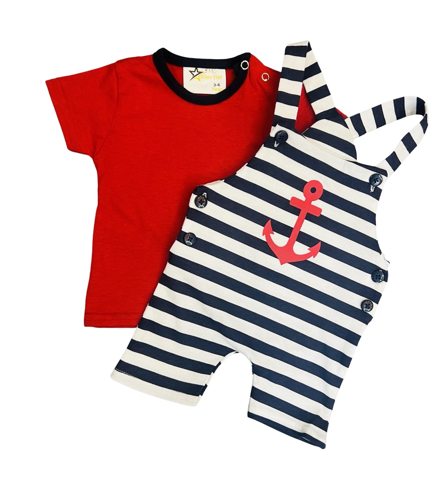 Baby Romper- Red