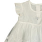 Baby Floral Frock - White