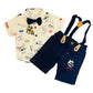 Premium BabySuit Set with Suspender - IMPORTED