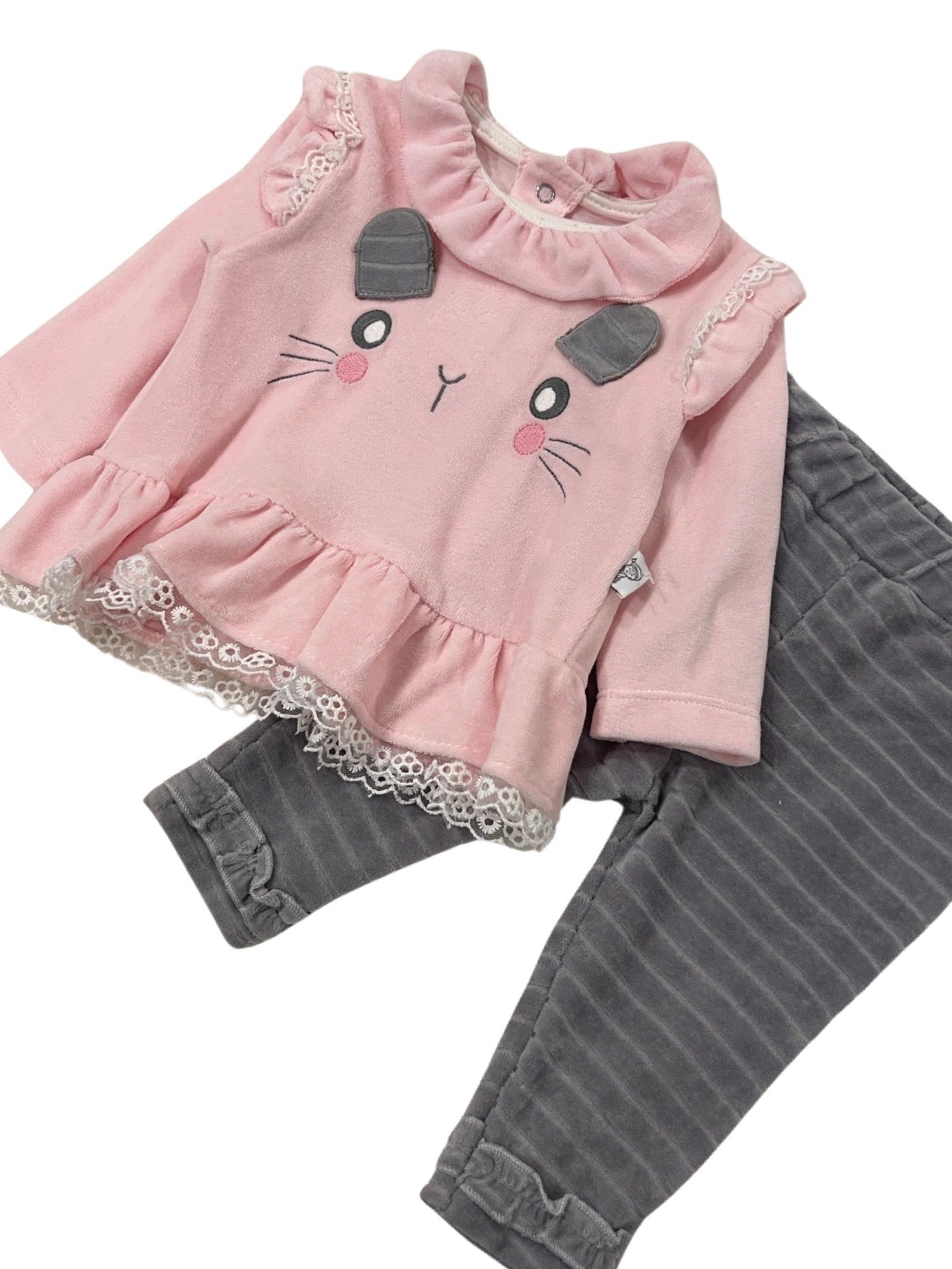 Jolly Joy- Suit Set- 2 Pieces- Pink