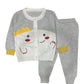 Baby Wool suit set- Grey