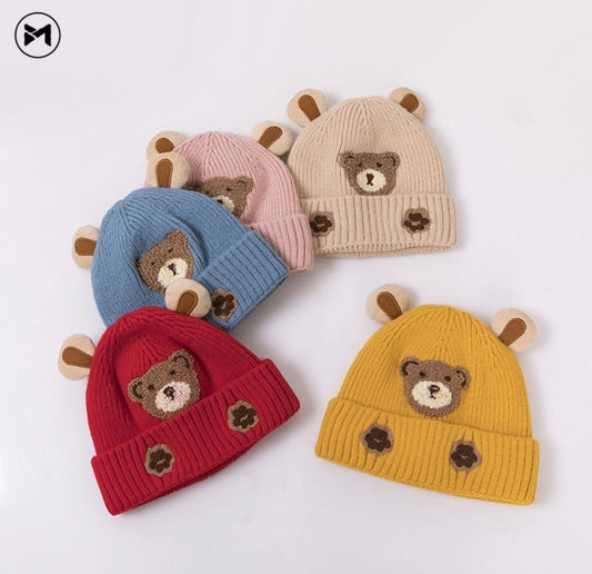 Woolen CAP - Bear Theme