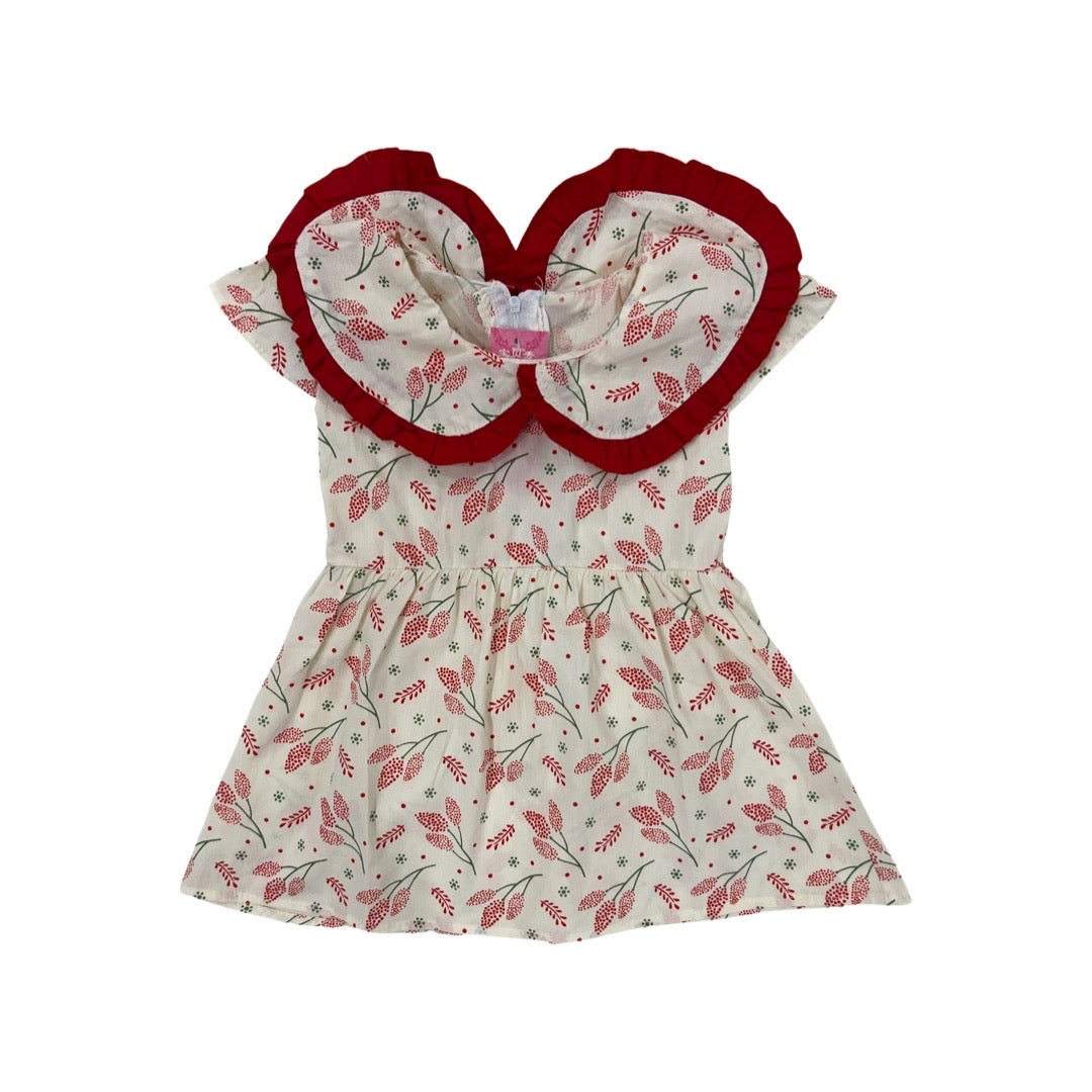 Baby Frock- Leaves Theme