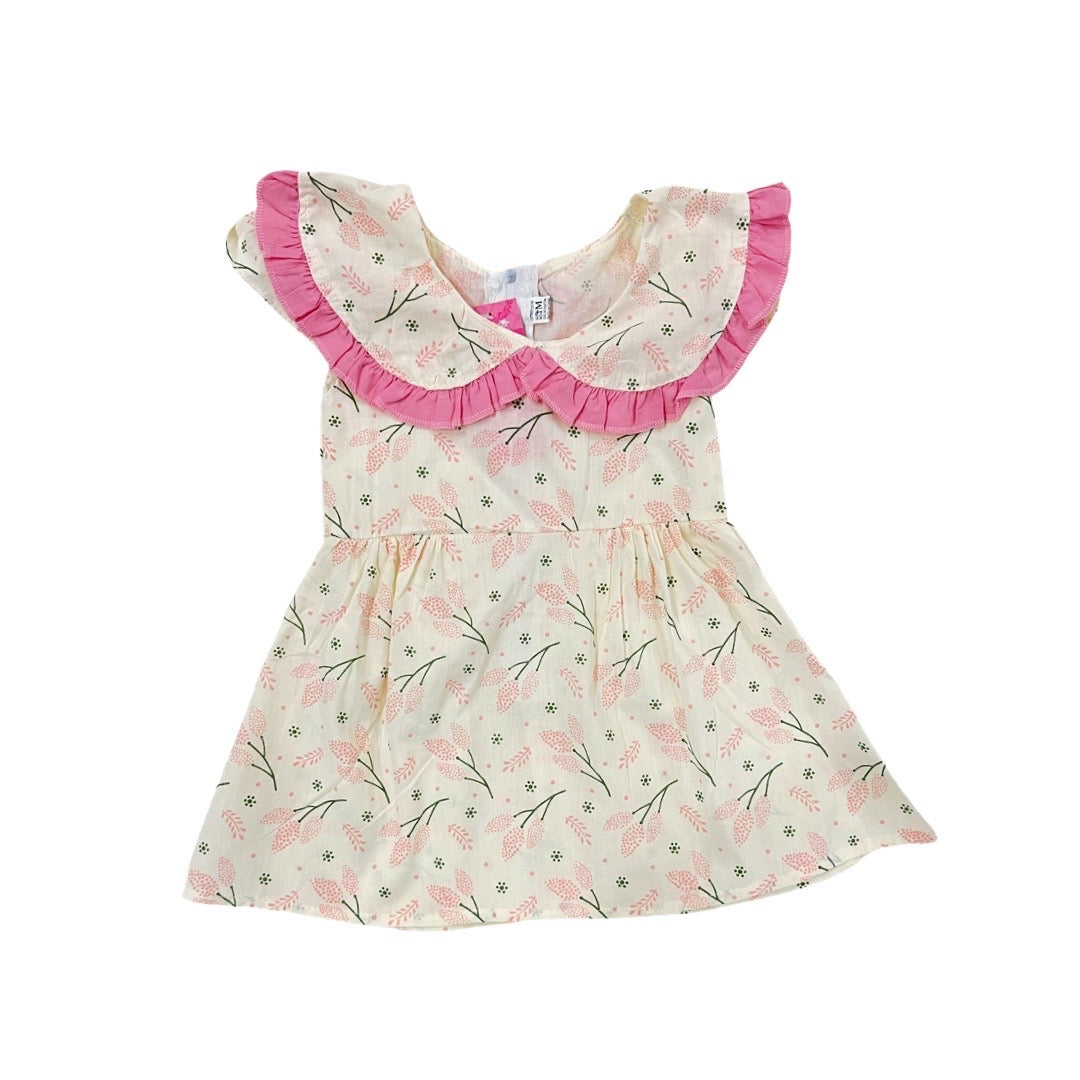 Baby Frock- Leaves Theme