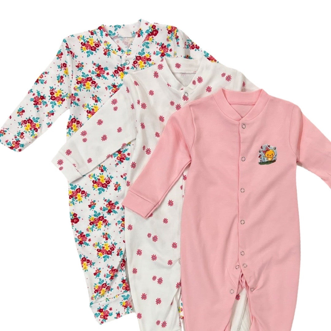 Pack of 3 Rompers Set