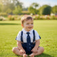 Baby Romper With Tie - Bird Theme- IMPORTED