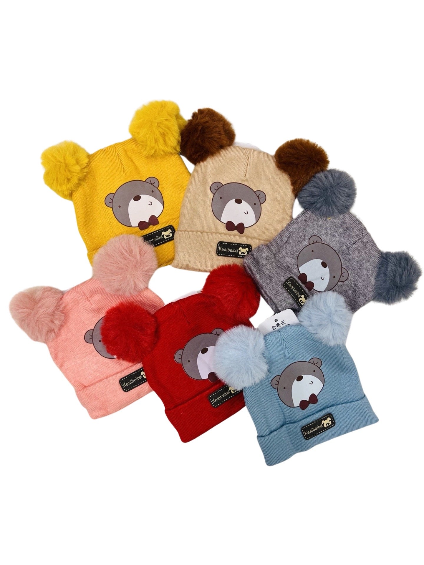 Baby Cap Bear Theme - with Neck cover