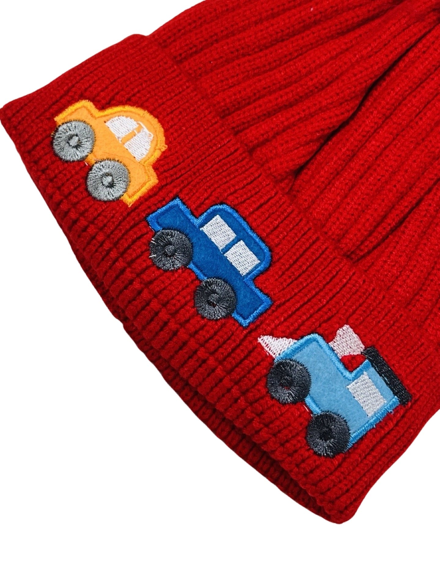 Baby Woolen Cap - Car Theme