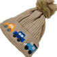 Baby Woolen Cap - Car Theme