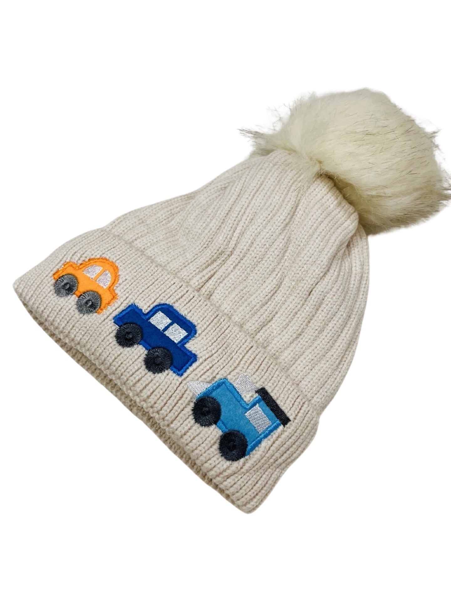 Baby Woolen Cap - Car Theme